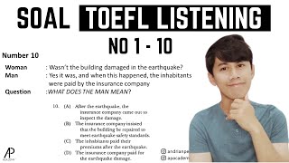 Latihan EFEKTIF Jawab 10 Soal TOEFL Listening