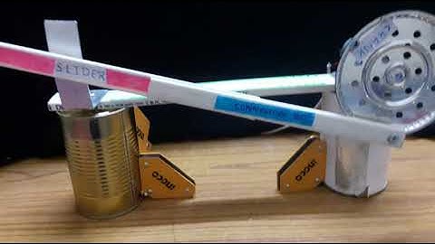 Slider crank mechanism _Kinematics of Machinery