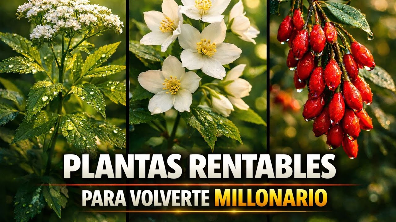 20 Plantas Rentables Que Te Harán Millonario
