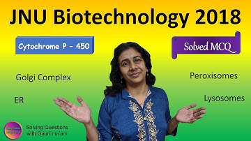 JNU Biotechnology 2018 | Solved MCQ | Solving Questions with Gauri ma’am
