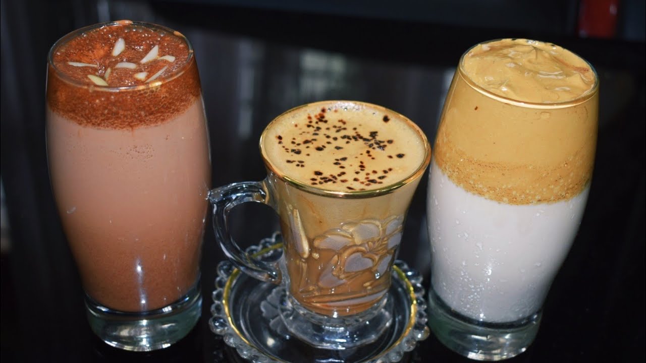 Trending Dalgona Coffee|| Cold cofee || Cappucino || 3 in 1 Malyalam