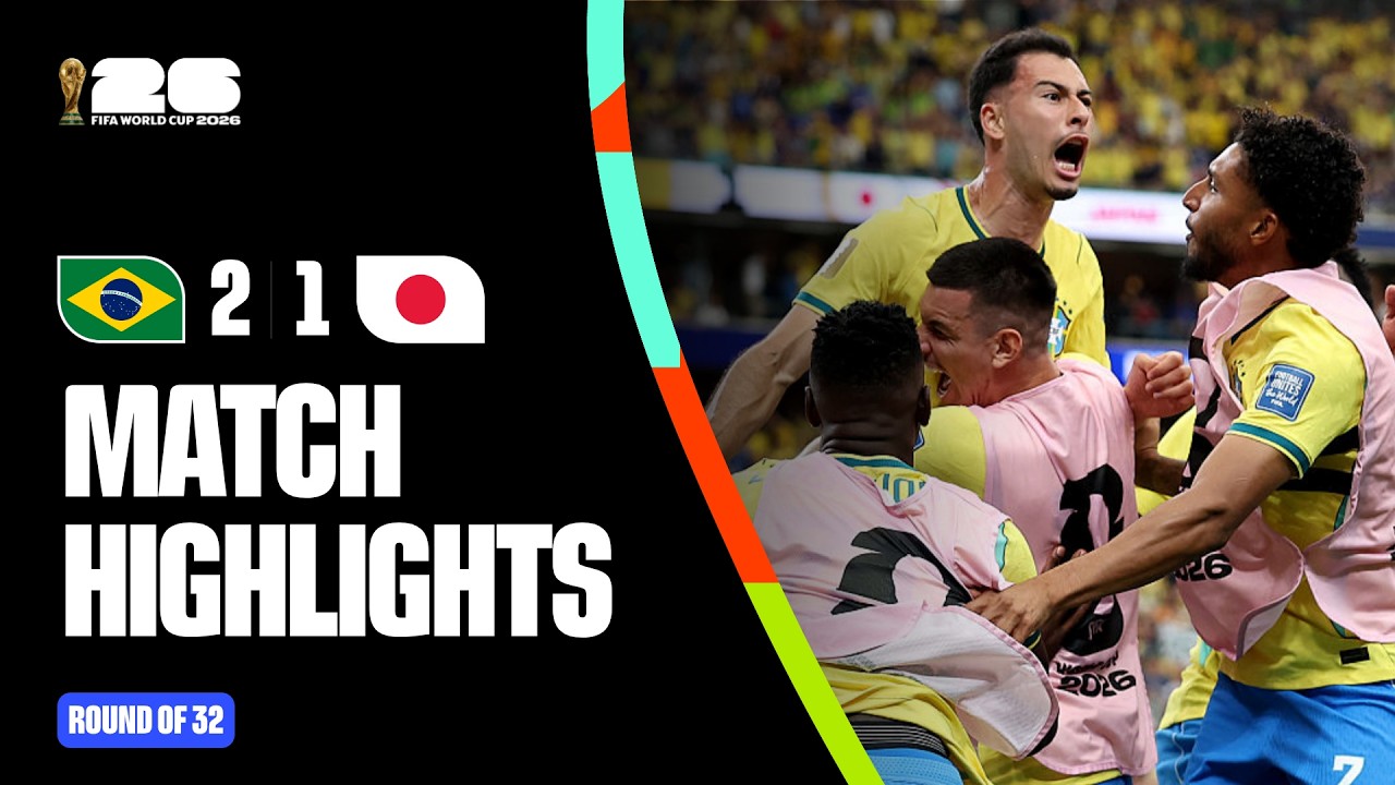 Highlights | Brazil 2-1 Japan | FIFA World Cup 2026™ - YouTube