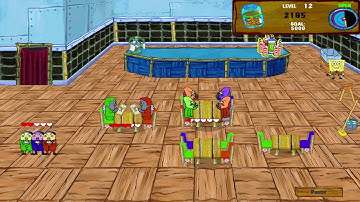 SpongeBob Diner Dash 2: Two Times the Trouble - Level #12 - Goo Lagoon II