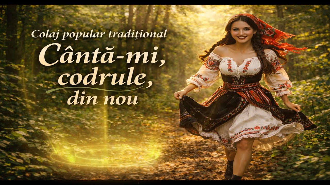 Colaj popular tradițional 🇷🇴 Cântă- mi codrule din nou 2026❤️