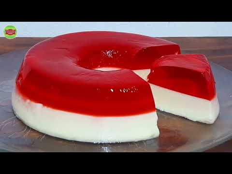  Postre de gelatina fácil rapido y delicioso /Cocina con Jenny