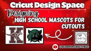 Designing High School Mascots for cutouts #designspace #homecomingmums #texashomecoming