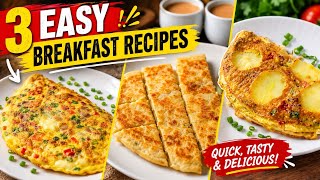 3 Easy Breakfast Recipes | Quick & Delicious Breakfast Ideas Everyone Will Love! screenshot 3