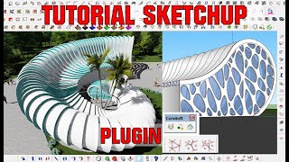TUTORIAL DE SKETCHUP - PLUGIN CURVILOFT