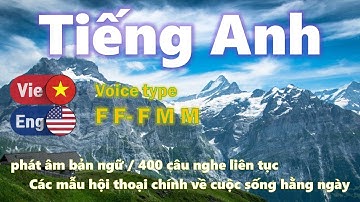tiếng Anh / TYPE  F F- F M M / Du lịch (Nhà hàng. Giao thông. Mua sắm. Khách sạn. Sân bay) / 400