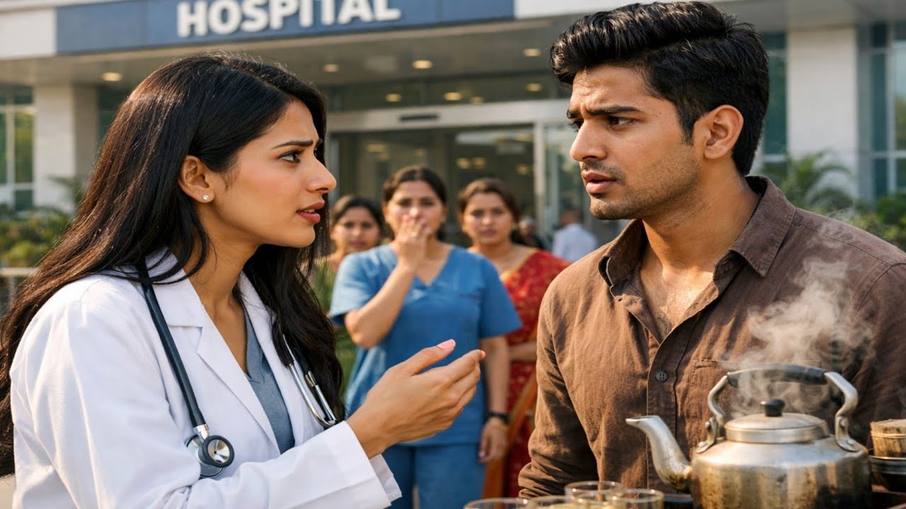 हॉस्पिटल के बाहर चाय उबाल रहे लड़के से डॉक्टर ने कहा मुझसे शादी करोगे? सच्चाई जानकर सबके होश उड़ गए😱