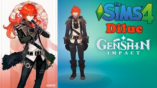 Diluc | Genshin Impact | Sims 4 | Descarga CC Diluc | Genshin Impact | Sims 4 | Descarga CC
