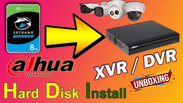 How to Install Hard Disk On Dahua Xvr