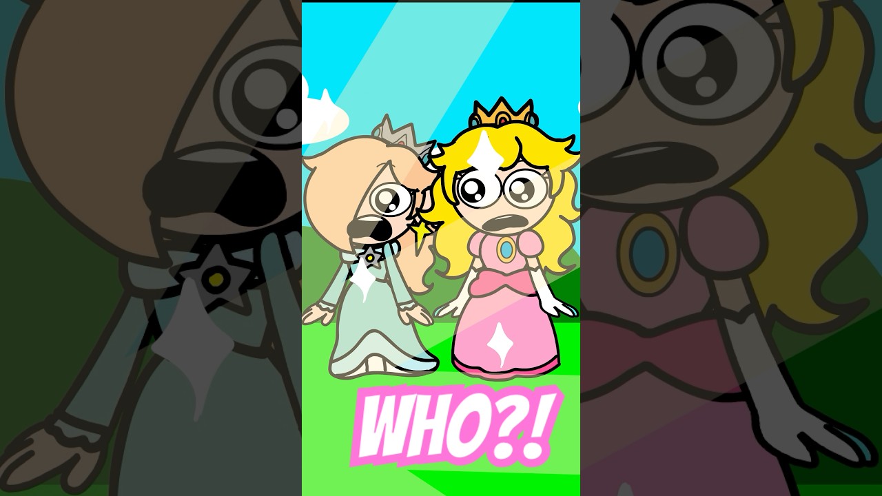 #rosalina and #peach surprise #bowsette #animation