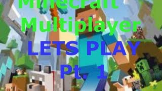Minecraft Xbox 360 Multiplayer w/ Trackyraze Part 1 - Funny Epic Fail