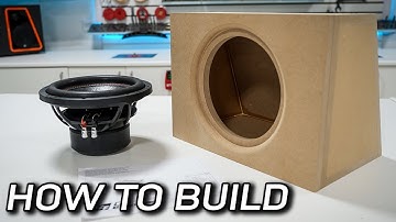 Angled Cuts SIMPLIFIED! - Wedge Subwoofer Box Enclosure Build