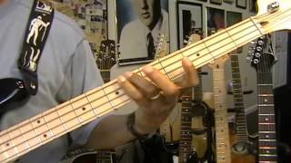 How To Play Super Easy Walking Electric Bass Exercise Bass Guitar @EricBlackmonGuitar chords