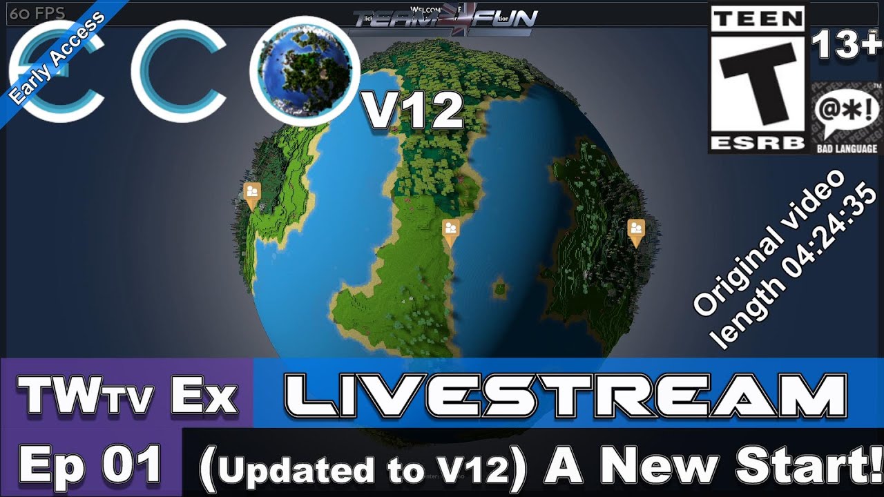 2025 Eco v12 Solo Play (TWtv Ex Livestream E01) Updated to V12, A New Start!