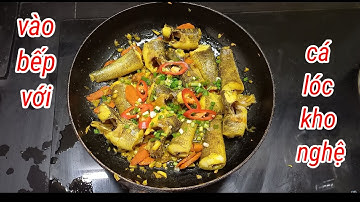 Cá lóc kho nghệ tươi cực đơn giản