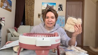 【生配信】 猫の毛でニット帽を作りたいんのだ 【編み物】 PDS