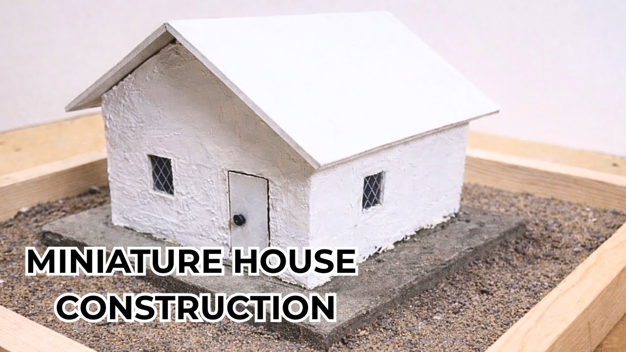 Building a Mini Brick House Step by Step | Realistic Tiny Construction ...