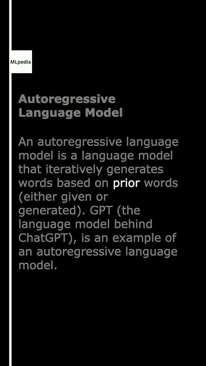 Autoregressive Language Model - YouTube