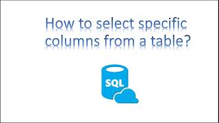 Learn SQL in 3 Minutes--How to select specific columns from a table