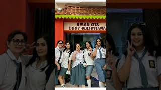 Bella Saphira Cantik Dan Awet Mudapakai Seragam Sma Masih Cocok Walau Usianya Menginjak 48 Tahun