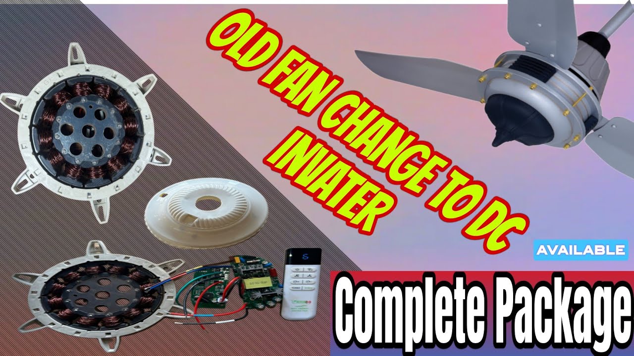 Upgrade Your Old Fan! 🔄️ Convert 220V Ceiling Fan to AC-DC - YouTube