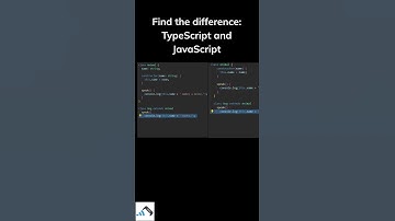 Spot the difference: Typescript vs Javascript