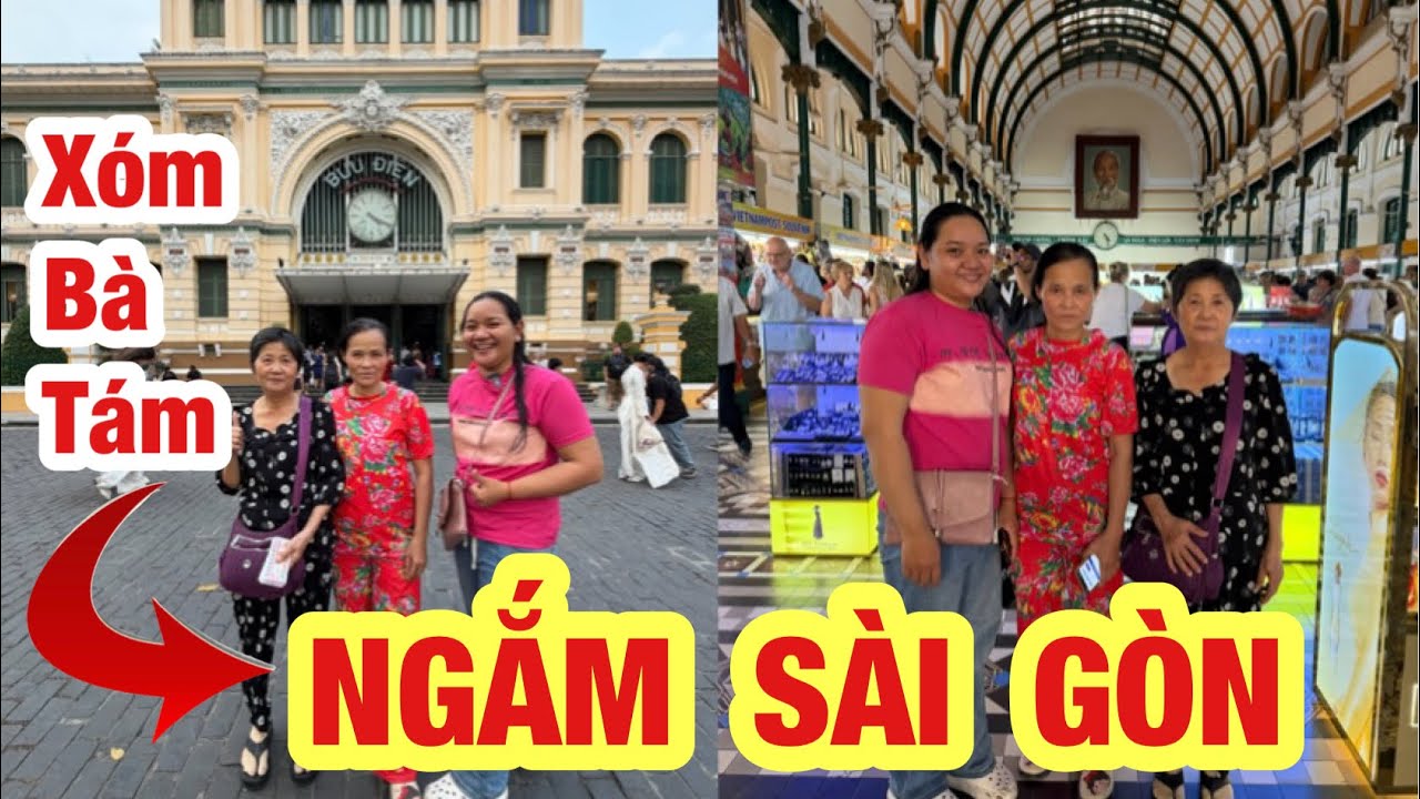 Mẹ Trọng Sún gặp biến khi đi du lịch ngắm cảnh Sài Gòn cùng hội bà tám xóm nhà lá - youtube