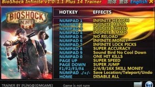 Best Trainer/Cheat for BioShock Infinite Best Trainer/Cheat for BioShock Infinite