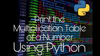 Multiplication table of a number in Python screenshot 5