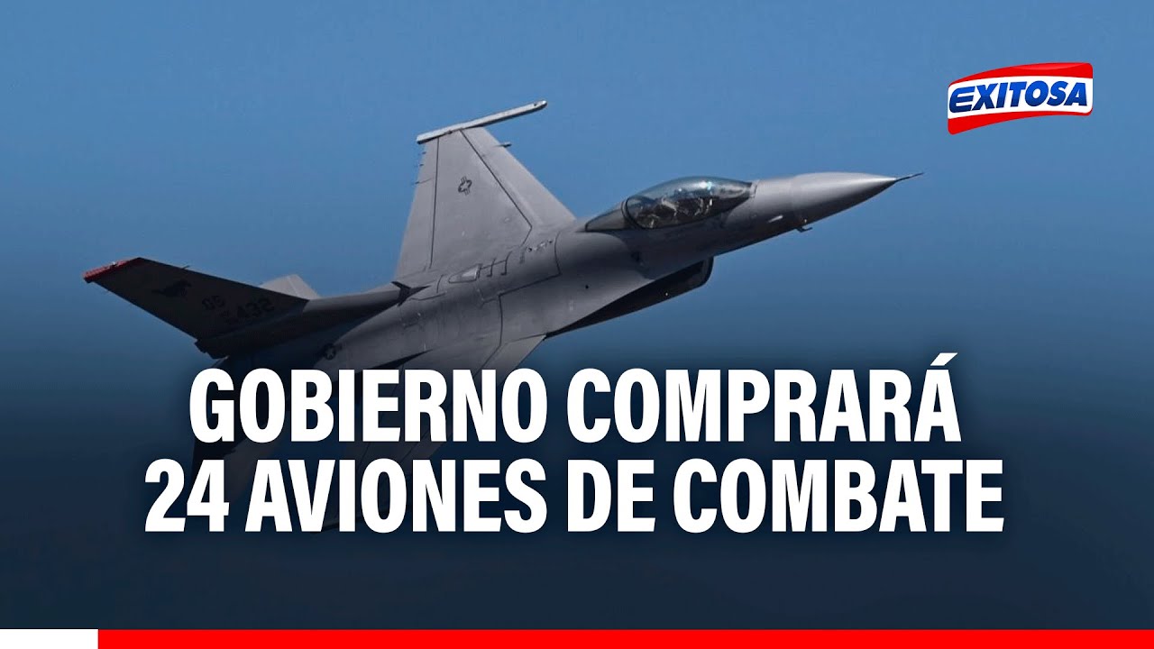 🔴🔵Ministro de Defensa anuncia compra de 24 aviones de combate mediante endeudamiento interno