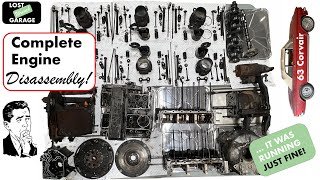 Let's TEAR IT DOWN! 1963 Corvair Spyder Complete Engine Disassembly