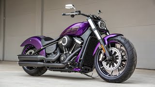 THE FUTURISTIC PURPLE HARLEY BEAST — America’s Most Powerful Chrome Cruiser Ever Built!” 🇺🇸🔥