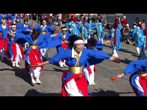流し総踊り⑧（よさこい魂 和、魅来駆流・竜神、舞い星、南風連）／第14回真鶴よさこい大漁フェスティバル2017