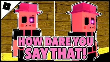 How to get the “HOW DARE YOU SAY THAT!” BADGE + PIGGY MINITOON MORPH in PIGGY RP: [W.I.P] | ROBLOX