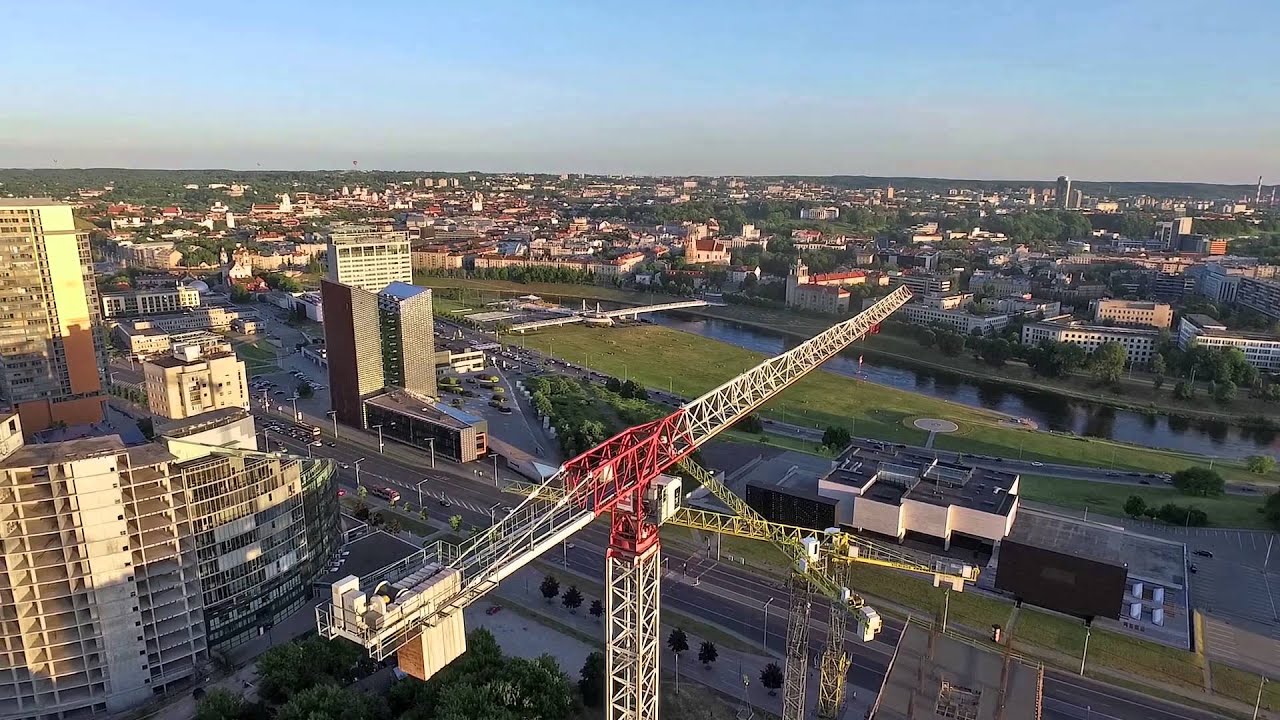 Монтаж башенного крана Terex Comedil CTT 331 16 T - YouTube