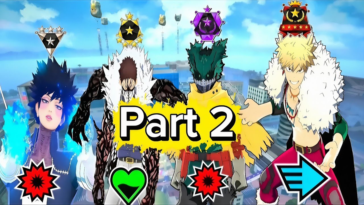 I Used The New 6 Free Characters From Worst To Best In My Hero Ultra Rumble