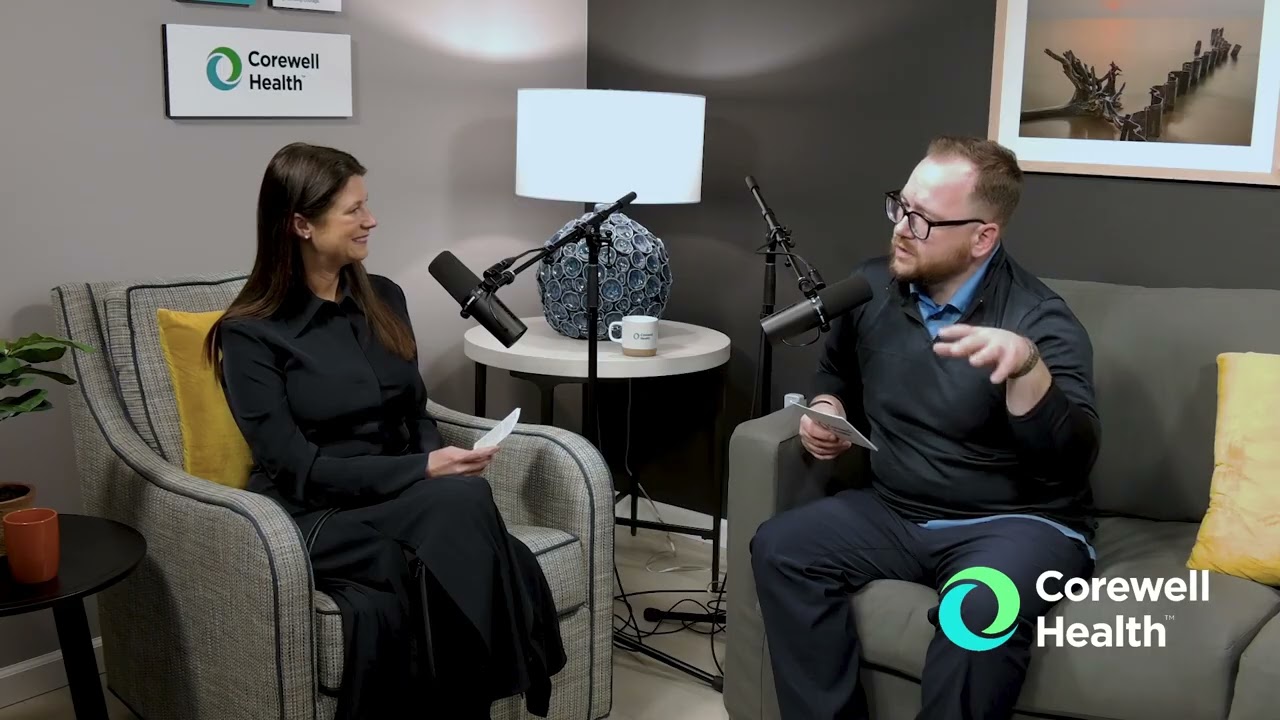In the first episode of Core Conversations, host Natalie Baggio introduces the podcast’s mission to highlight the people, ideas, and innovations shaping healthcare at Corewell Health. Joined by guest Jonny Reinhart, she shares her journey from a family business background to nursing leadership and her path to becoming President of Corewell Health in Southwest Michigan. Natalie reflects on her connection to Southwest Michigan and her passion for compassionate, community-centered care. The episode sets the stage for future conversations focused on access, innovation, and impact.