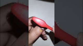 easy nailpolish hack with toothbrush 🪥#simplenails #toothpaste #toothbrush #tipsandtricks #hack