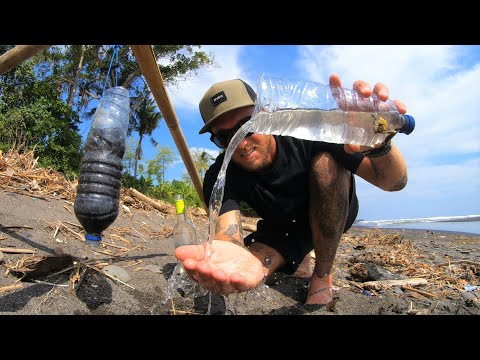 Solo survival tips (NO FOOD - NO WATER) how to find DRINKING WATER on an island. EP 21