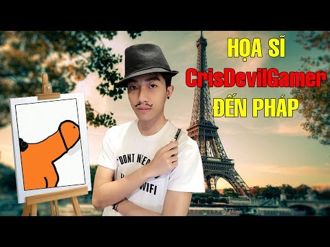 CrisDevilGamer đến Pháp làm HỌA SĨ | Passpartout Cris Devil Gamer