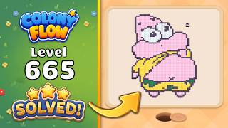 Colony Flow! - Level 665 Walkthrough 🧩 | Solution & Gameplay (ABI GAMES) 🐜