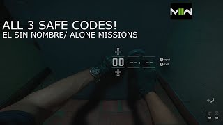 MODERN WARFARE ll ALL 3 SAFE CODES (EL SIN NOMBRE MISSION) (ALONE MISSION) MW2 CAMPAIGN 2022