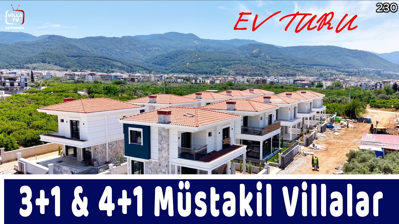 Вилла с частным бассейном в окружении природы в Давутларе, Кушадасы |  Вилла на продажу в Кушадасы