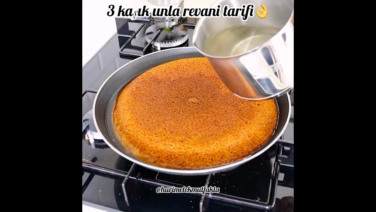3 KAŞIK UNLA En Pratik REVANİ TATLISI! Tava da Pişen Şerbetli Tatli 3 KAŞIK UNLA En Pratik REVANİ TATLISI! Tava da Pişen Şerbetli Tatli