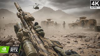 SAS Sniper Blends into the Desert to Kill Russian Forces | Immersive Graphics 4K COD MW3 Gameplay screenshot 5