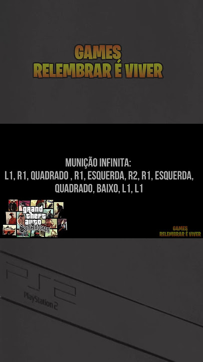 Código Vida infinita GTA San Andreas PS2 