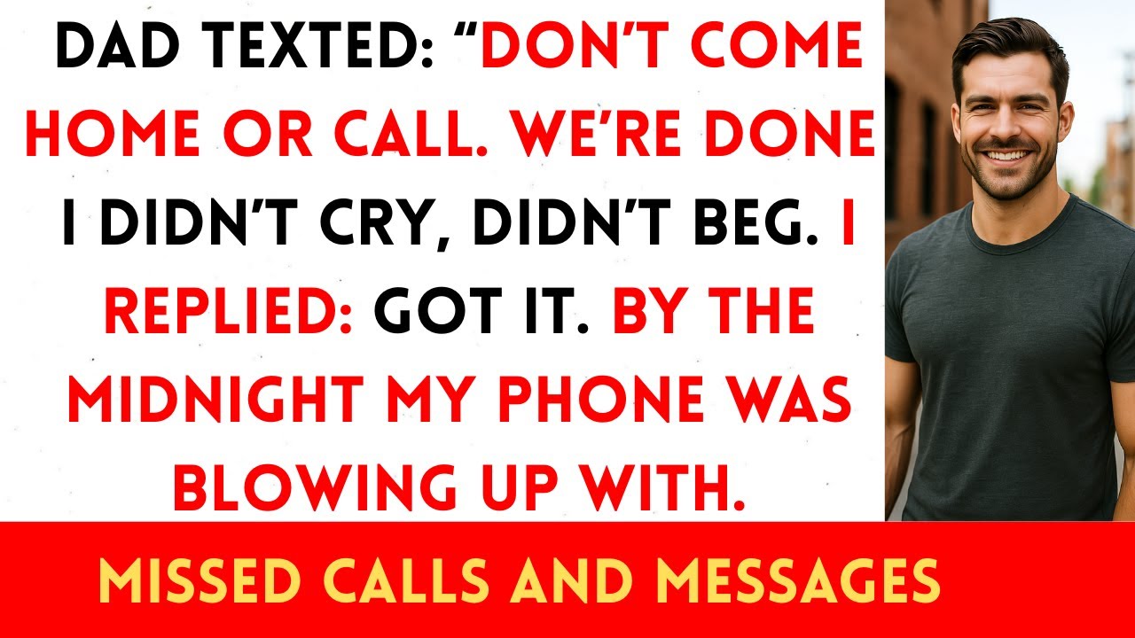 Dad Texted “Don’t Come Home  We’re Done ” I Replied “Okay ” What Happened Next Shocked Everyone